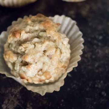 Apple Oatmeal Muffins | www.infinebalance.com #recipe