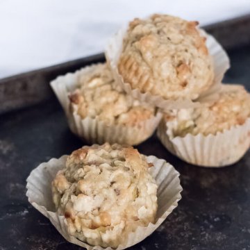 Apple Oatmeal Muffins | www.infinebalance.com #recipe