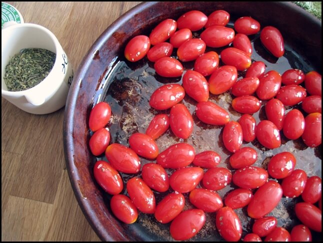 Slow Roasted Cherry Tomatoes