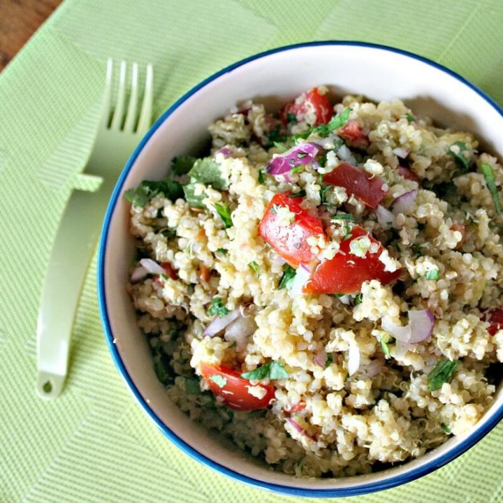 Quinoa and Avocado Salad | The In Fine Balance Food Blog