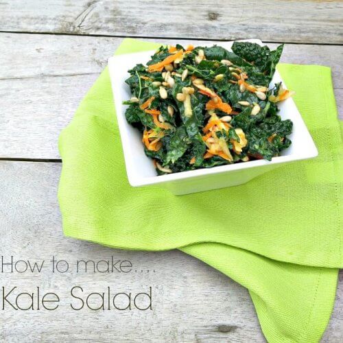 Kale Salad, a how-to | The In Fine Balance Food Blog