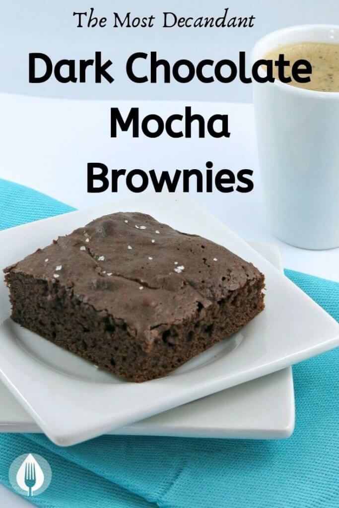 dark chocolate mocha brownies
