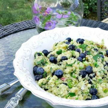 quinoa-blueberry-salad | www.infinebalance.com