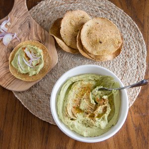 Fava Bean Hummus | www.infinebalance.com #recipe #vegan