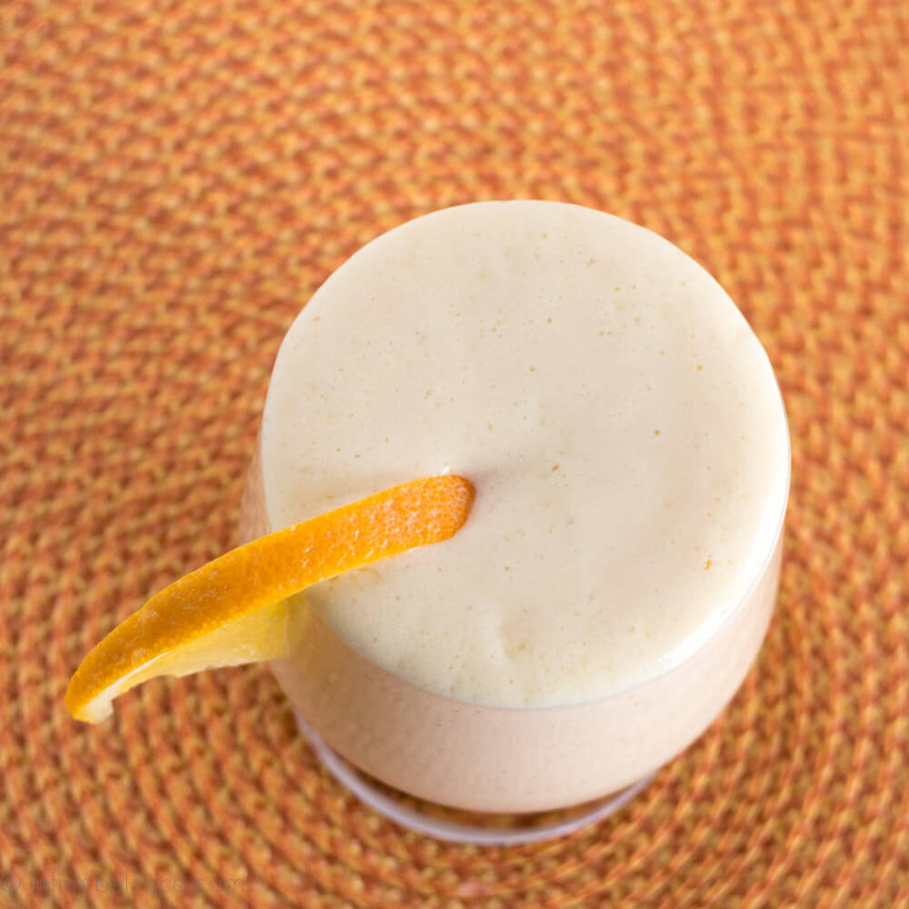 Creamy Mango Smoothie | infinebalance #smoothie #recipe