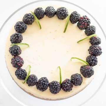 Key Lime Pie Cheesecake | The infinebalance food blog #recipe