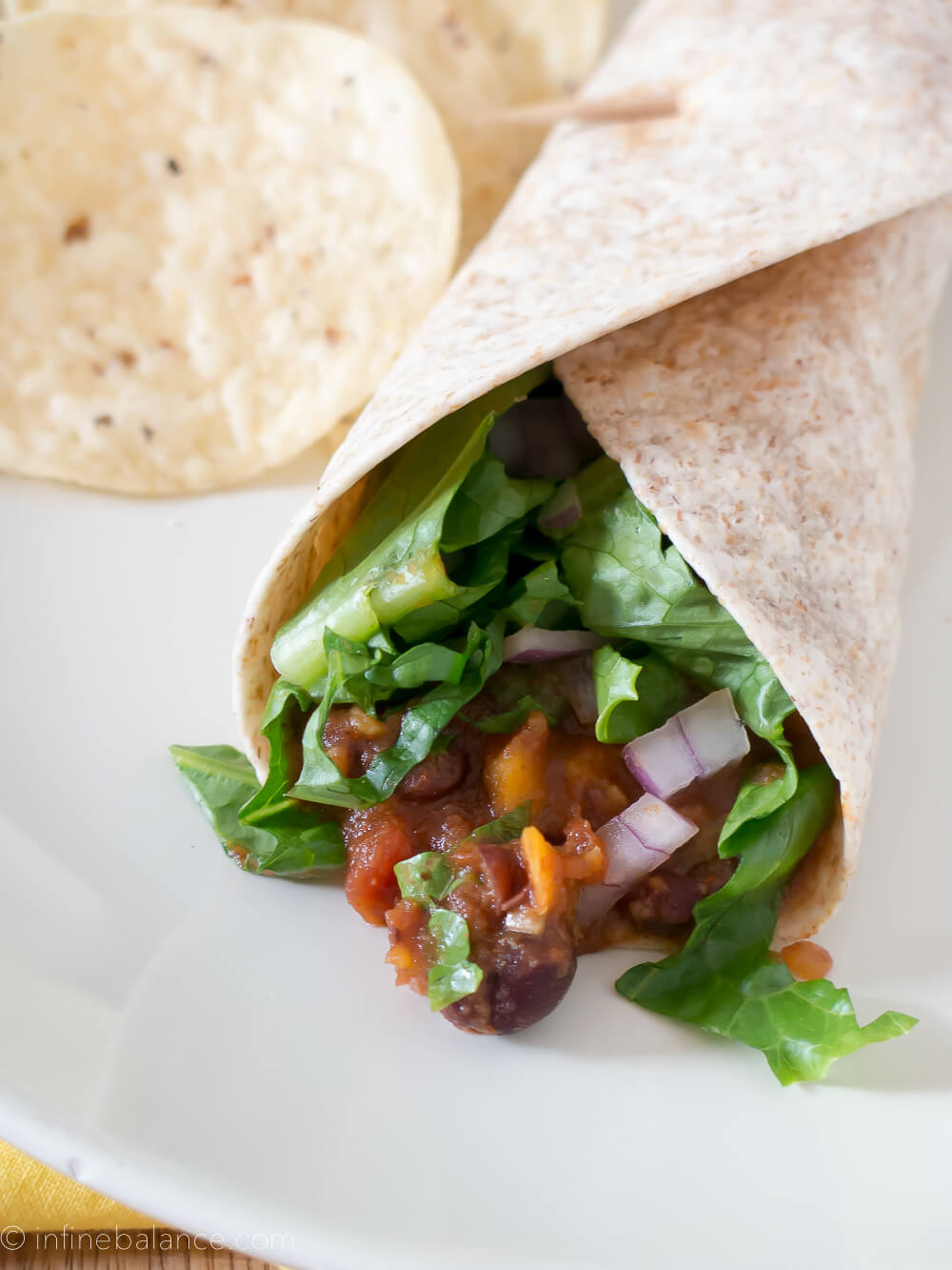 Sweet Potato and Black Bean Tacos | www.infinebalance.com #vegetarian #crockpot #slowcooker