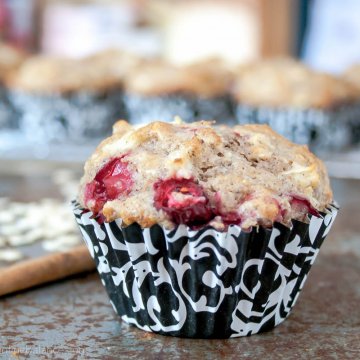 Cranberry Apple Muffins | www.infinebalance.com #recipe #baking