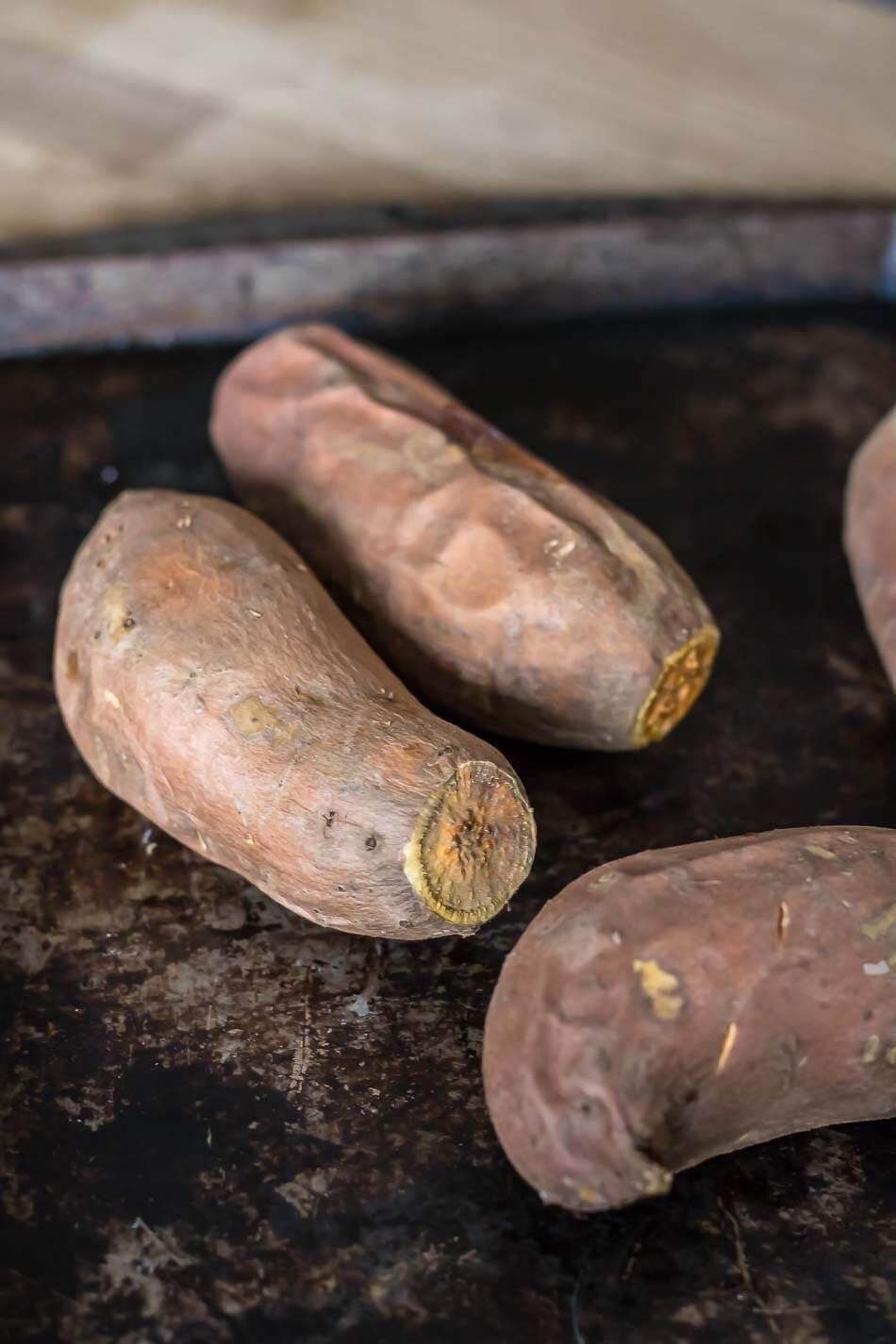 Roasted Sweet Potatoes with Smoked Cheddar | www.infinebalance.com