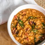 Easy Red Lentil Soup | www.infinebalance.com #recipe #vegan