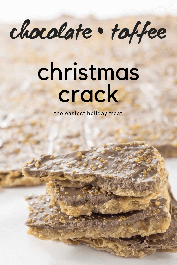 Christmas Crack - chocolate toffee treats. Easy, makes a bunch. These are great for the school holiday potlucks :) 