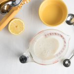 Ingredients for apple pie bread