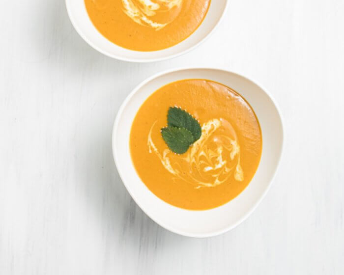 cococnut carrot soup