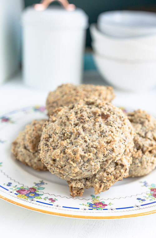 walnut and seed scones