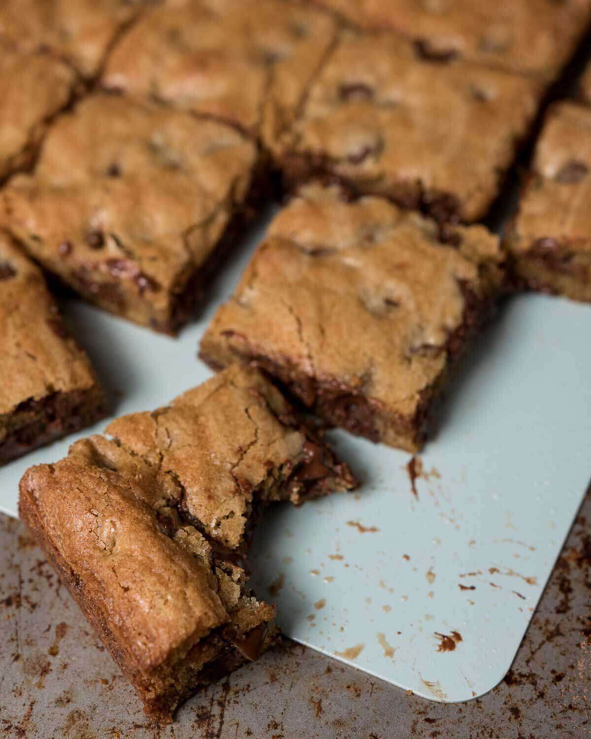 Chewy Chocolate Chip Pan Cookies The In Fine Balance Food Blog