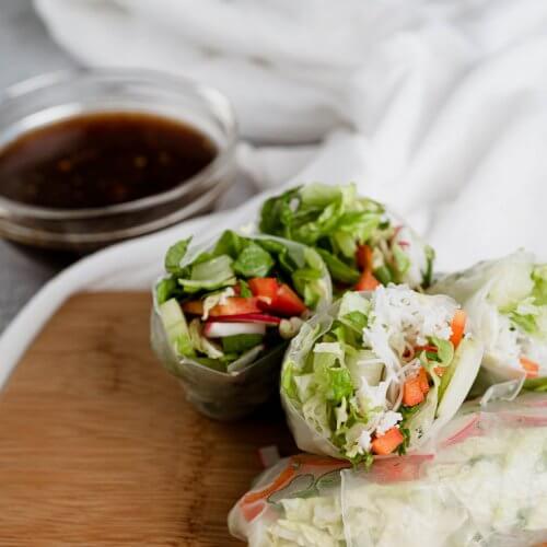 Fresh Salad Wraps | The In Fine Balance Food Blog