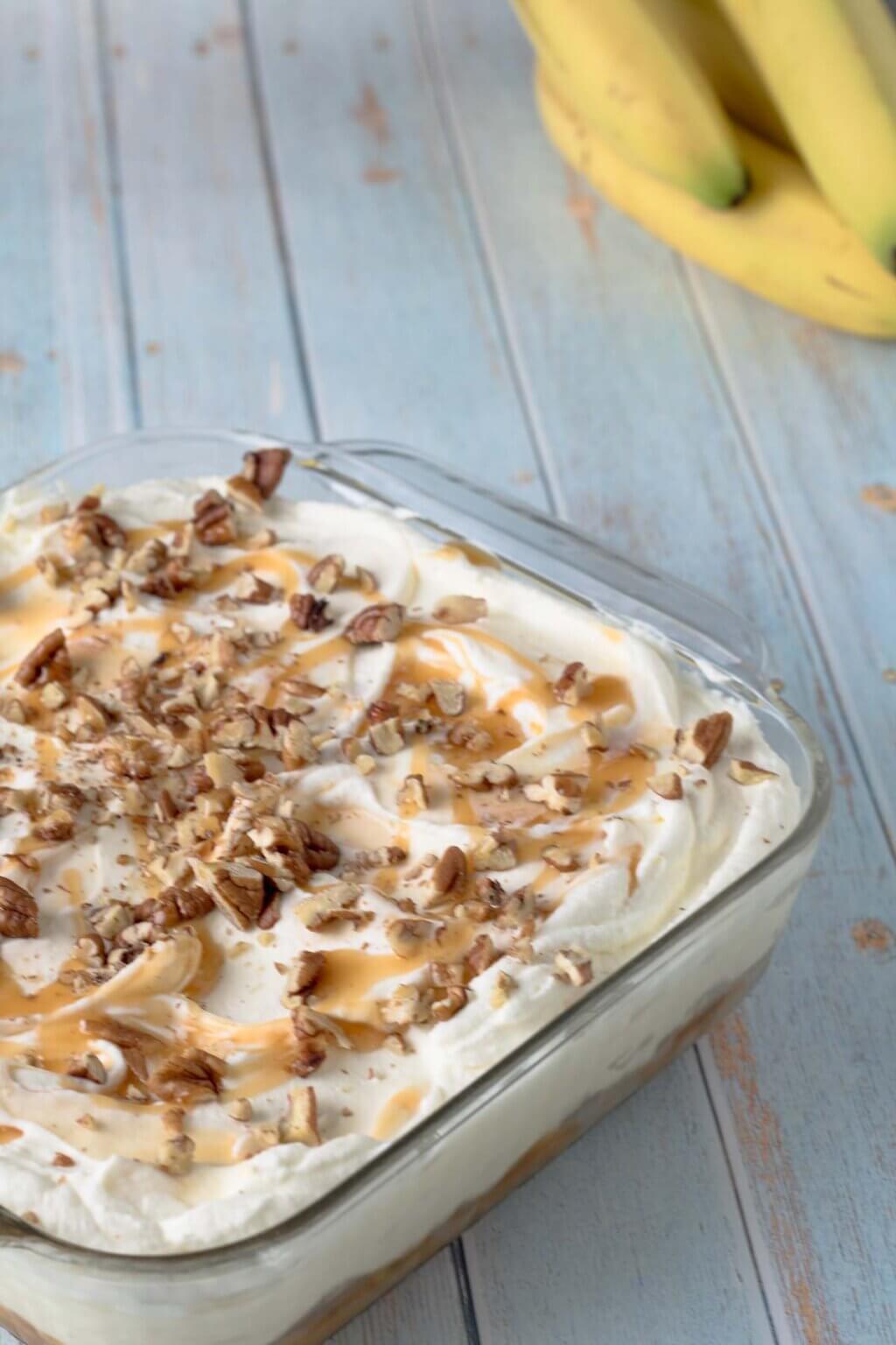 No-Bake Caramel Banana Dessert | The In Fine Balance Food Blog