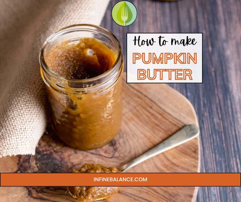 pumpkin butter in a mason jar